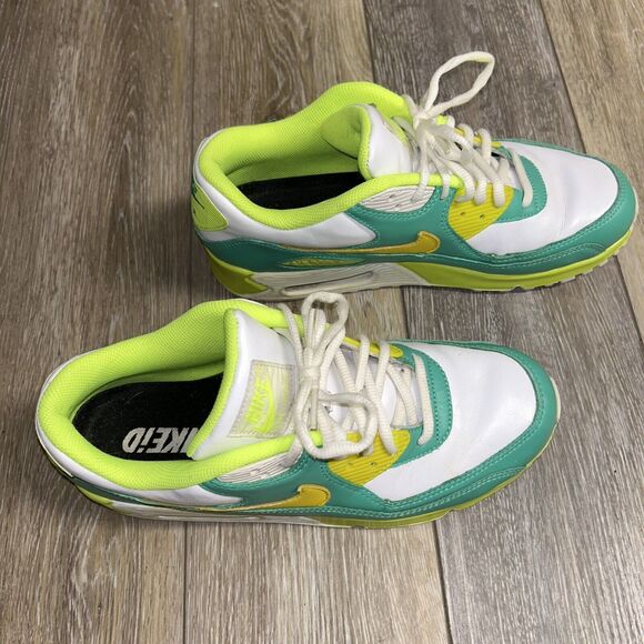 NIKE NikeID AIR MAX Athletic Shoes Mens US Size 9.5 White Green 653533-901 - Picture 2 of 12